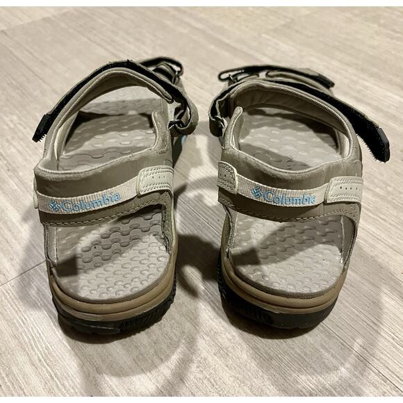 Columbia Adjustable Sport Sandals Taupe Gray Hiking Waterproof Rugged Size 8 main image 4